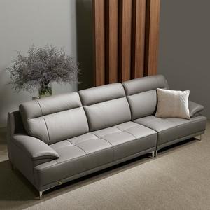 [다우닝]디바인 3.5인 전체 천연가죽 소파+스툴