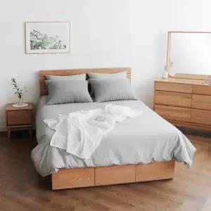 오크 D형 침대 서랍형 SK EK LK