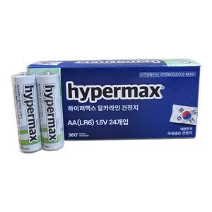 [기타]크린랩 하이퍼맥스 알카라인 건전지 AA 20+4
