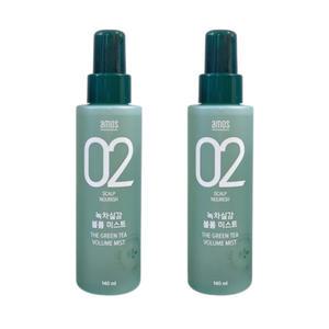 아모스 녹차실감 볼륨 미스트 140ml X 2개