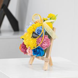 카네이션 조화 화환 별빛 미니set 20cm 꽃 어버이날 스승의날 테이블 장식 감사 선물 행사 소품