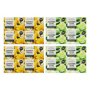 온더바디 수퍼보타닉 비누 자스민, 80g, 4입, 2개 + 오이, 4입,2개