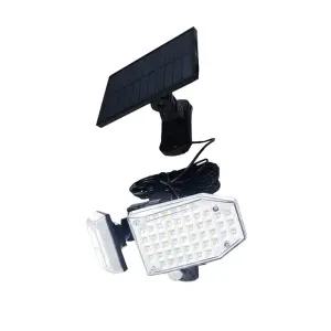 태양광 센서등 100구 2헤드 분리형 LED 태양열 벽부등 동작감지 조명