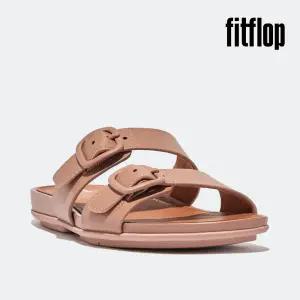 [공식] 핏플랍 그라시에 버클 레더 슬라이드 슬리퍼 BEIGE