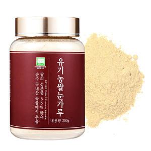 친환경 유기농 쌀눈가루200g/원형/볶은