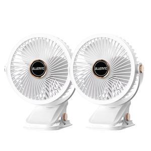 저소음 집게 선풍기 1개+1개 (총2개) 집게형 클립형 무선 유모차 BM-2025