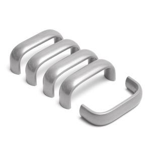 두일 모닝 2구 가구손잡이 실버 P64 5개 서랍장 장농 싱크대 진열장 장식장