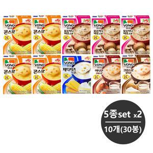 보노보노스프 5종set 10개 무배/콘스프4+버섯3+어니언1+크림1+체다1/아침식사대용/인기스프