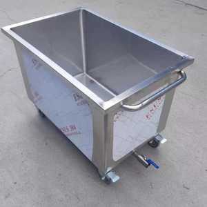 스텐 물탱크 저장 물통 고강도 수조 트롤리 50X30X40