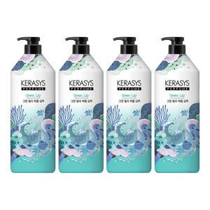 케라시스 퍼퓸 그린 릴리 샴푸, 1L, 4개