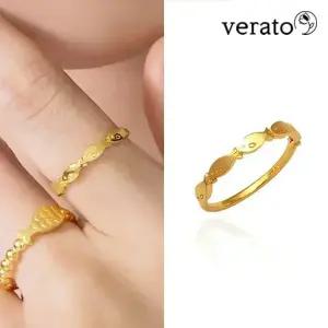 베라토 24K 순금 골드 피쉬 반지 1.875g 물고기 커플 반돈 종로 학생 수능 선물 애끼 링