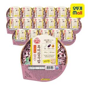 [오뚜기] 오뚜기밥 식감만족 찰진흑미잡곡밥 210g 3입 6개(총 18개)