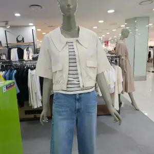 시슬리/애플아울렛/맥스 반팔 집업 숏 점퍼 SAJP36331