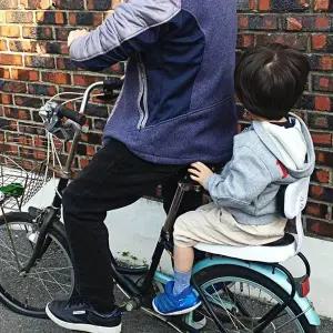 [하프클럽/알티피아]자전거 뒷자리 등받이 안장 블랙 자전거 자전거유아