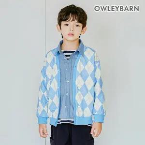 [보리보리/올리반]올리반 단정아가일가디건(블루)