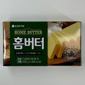 롯데 홈버터 200g 무염 버터 베이킹용