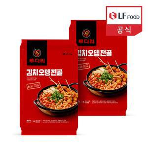 투다리 김치오뎅전골 653g 2팩 국 전골
