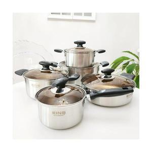 키친아트 아인스 냄비세트 5종/ 인덕션 스텐레스 라면 신혼 집들이