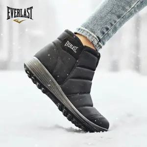 에버라스트 논슬립 패딩 기모 방수 방한화 여성 발편한 지퍼 앵클 부츠