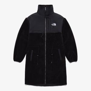 [백화점 출고] 노스페이스 플리스 여성 울리 코트 블랙 점퍼 후리스 자켓