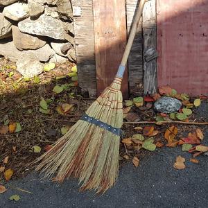 크린봉수수비 자루세트 또는 헤드만 옵션 선택1 ( 헤드분리가능 수수빗자루 장목비)