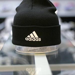 아디다스 세이브존03 [아디다스] 로고 커프 비니 모자 스포츠 방한 겨울 블랙  AGIB26