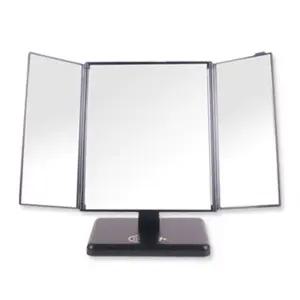 (중) ST-7014 삼면거울/탁상/거울/메이크업/책상/스탠딩/작은/스탠드형/테이블/화장/미용/탁자/책상용/가정
