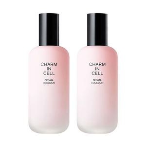 참존 참인셀 리추얼 에멀전 110ml 2개 로션 보습 영양 탄력 미백 주름개선 기능성