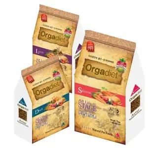 오가다이어트 유기농 가수분해 강아지 애견 사료 6kg (양,오리,연어)