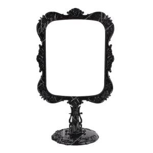 블랙로즈 사각경 ST-604 스탠드 화장대 메이크업/원형/탁상/거울/각도/조절/우드/테이블/하트/책상용/화장
