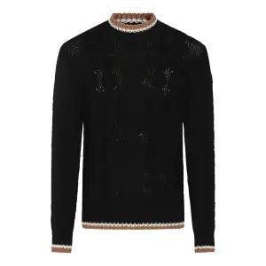 몽클레어 로고패치 지로콜로 트리콧 GIROCOLLO TRICOT 울 케이블 스웨터 9C00021 M1172 999