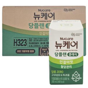 뉴케어 당플랜 클래식 인절미맛 200ml x 24개 유동식 환자식 식사대용 드링크 V