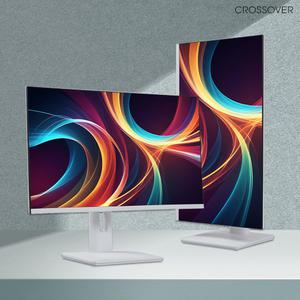 크로스오버 279FM169 화이트 FHD IPS 100Hz 68cm 피벗 사무용 게이밍 컴퓨터 모니터 무결점