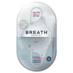 국내생산 브레스실버 퀸텟 마스크 KF94 새부리형 일회용 나노섬유 1팩 2매