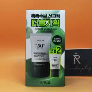 1+1 아누아 어성초 실키 모이스처 선크림 50ml + 50ml 도매가능 수출