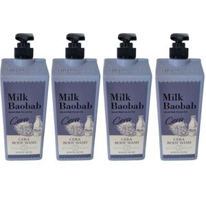 밀크바오밥 세라 바디워시 화이트머스크 1.2L 4개