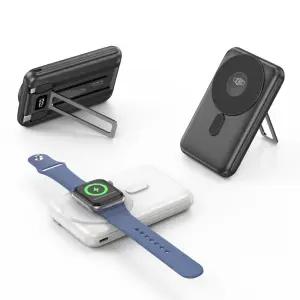 스탠드형 맥세이프 보조배터리 10,000MAH 고속 유 무선충전 애플워치 갤럭시워치