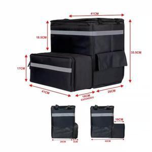 음식 배달 배낭 대용량 식사 마구간 절연 신선유지 보관 도난 유지 아이스백 검은