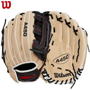 윌슨 A450 유소년 글러브 12인치 브론드/블랙/레드 WBW10147612