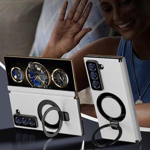 갤럭시Z 폴드6SE 스페셜 에디션/F958 힌지커버 폴딩 써클링 레더케이스