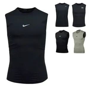 나이키 드라이핏 운동복 민소매 티셔츠 머슬핏 FB7915-010