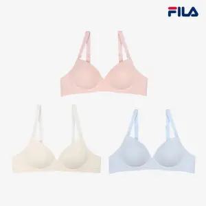 [휠라언더웨어] 아웃핏 파스텔 노와이어브라 3종 택 (FI4BAG1448F_3SKU)