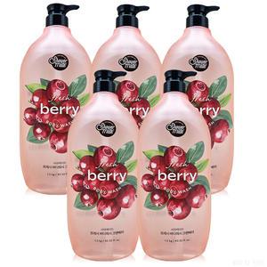 샤워메이트 파머스 바디워시 크랜베리향 1.2L 5개