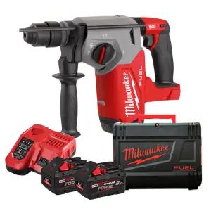 밀워키 M18 FHX-802X 충전 로터리 해머드릴 18V 8.0Ah 고출력 포지 배터리 1개 세트