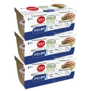 햇반 파로 렌틸콩 현미밥 190g x 12개