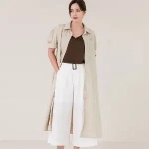 [막스까르띠지오][스트랩SET] 퍼프 커프스 카라넥 롱원피스