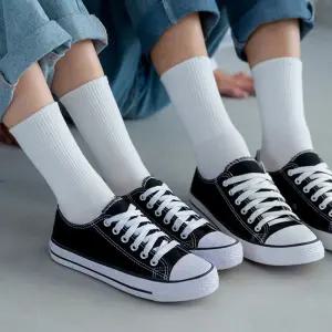 긴목 흰골지양말 여성밴딩무지 발목긴양말 10개세트