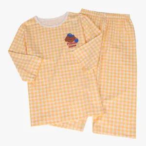 [앙떼떼] 체크 면 모달 7부 실내복 B (150) ATLA25526_7358