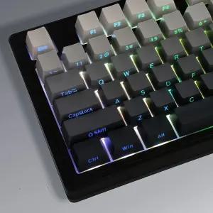 모노블랙 다크 그라데이션 키캡 (133key) 측면 OEM PBT 기계식 키보드