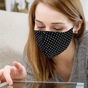 겨울철 포근한 프리미엄 면마스크 3D 입체 블랙 방한 데일리 패션